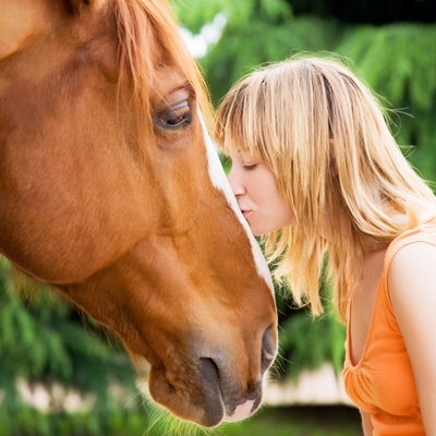 Horse and Woman